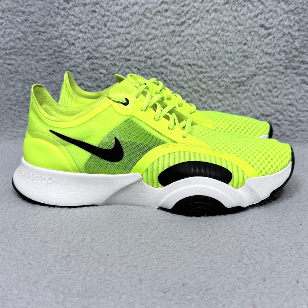 Nike SuperRep Go Mens Size 10.5 Training Shoes Sneakers Volt Green Black